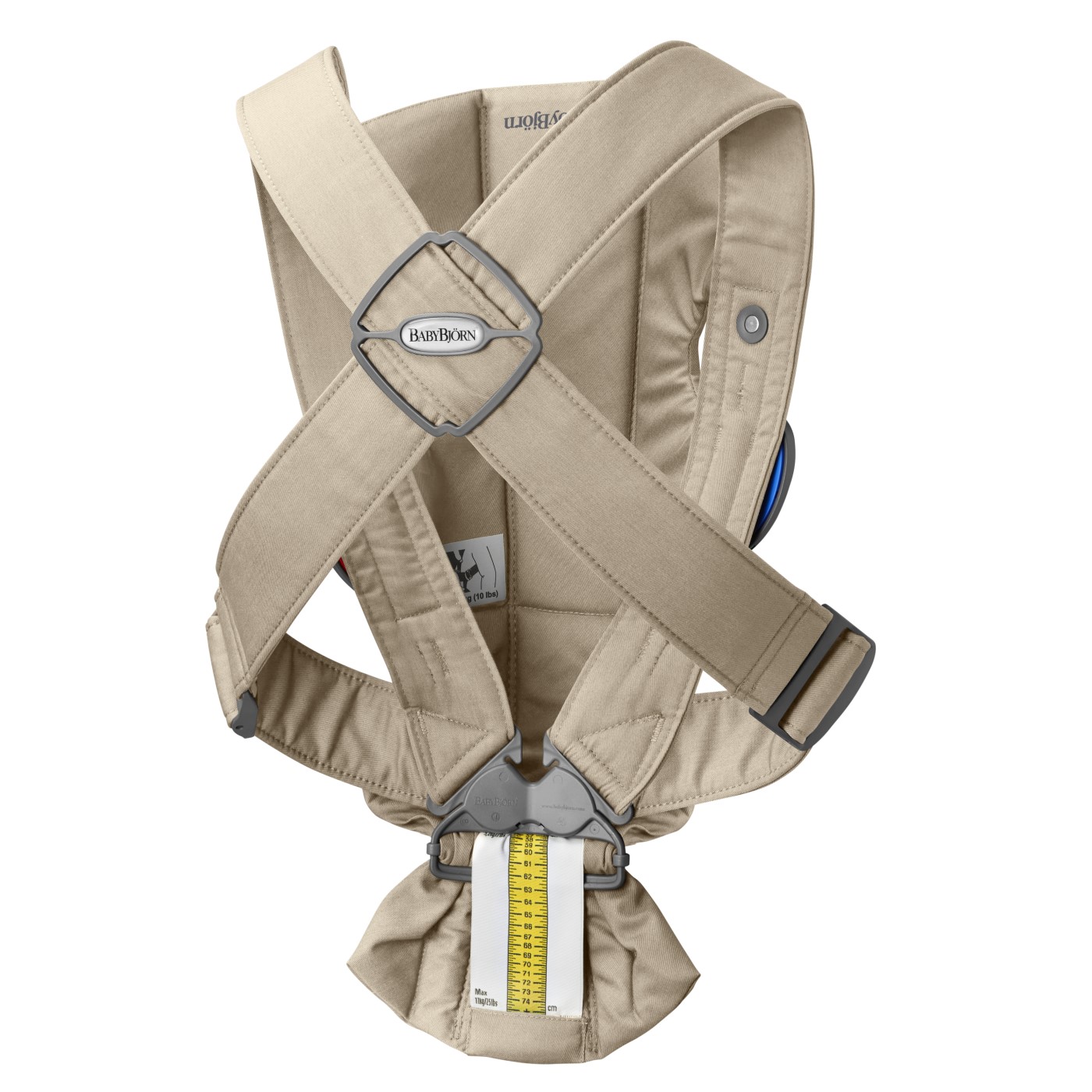 102634-MOCHILA BABYJORN MINI 3-11 KG. WOVEN BEIG(2-1)-2