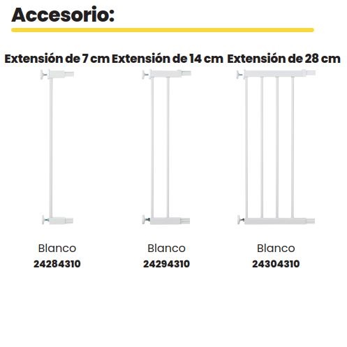 102924-EXTENSION 14 CM. BLANCA FLAT - AUTO CLOSE - EASY - ESSE(3-0)-0