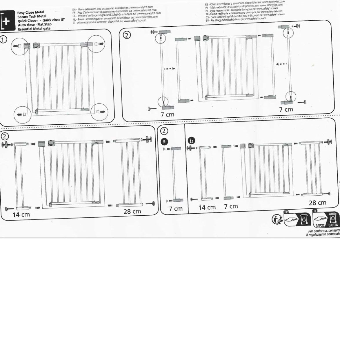 102926-BARRERA FLAT STEP BLANCA 73 A 80 CM.(8-0)-1