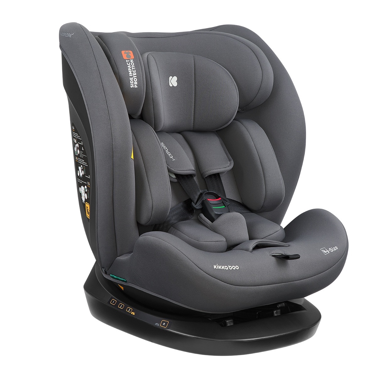 105635-SILLA COCHE I-EXPLORE 2 GRIS 40-150 CM. CINTURONES(1-1)-0