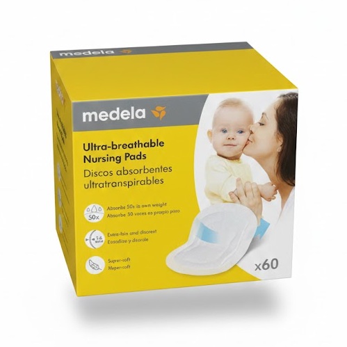 106109-DISCOS ABSORVENTES ULTRATRANSPIRABLES 60 UDS. MEDELA(31-0)-0