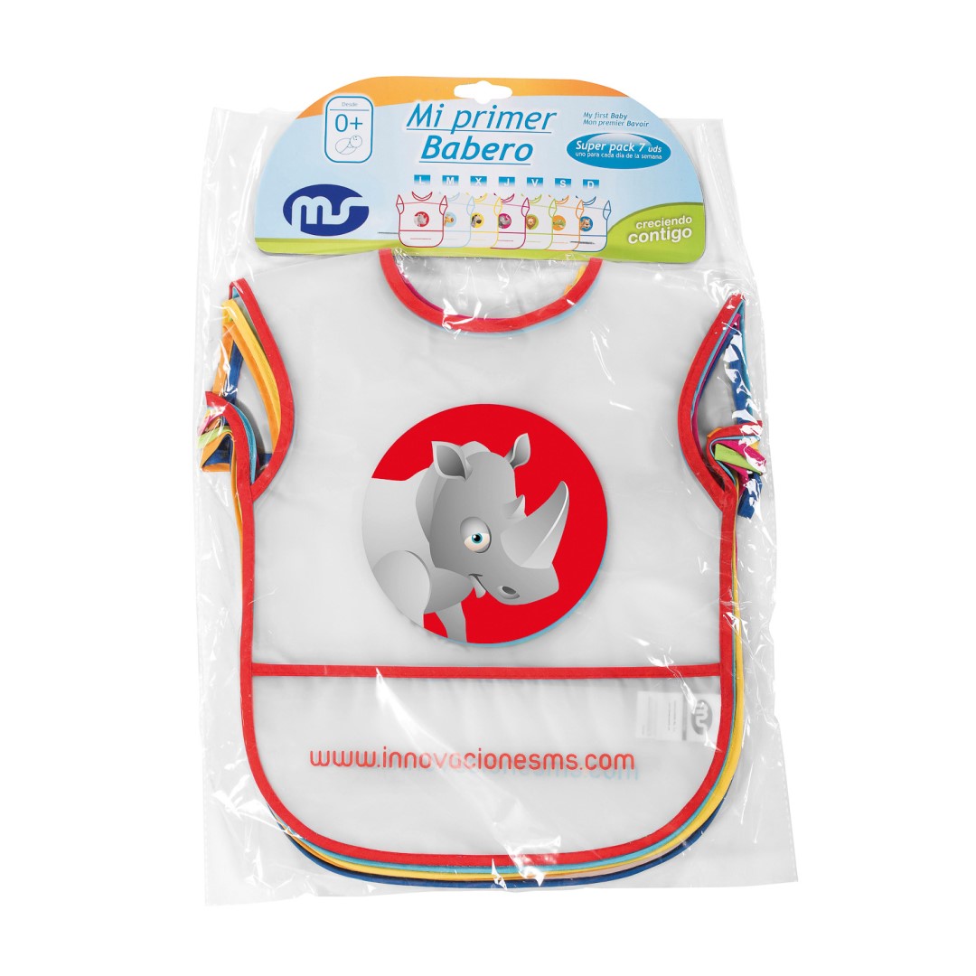 93437-PACK 7 BABEROS PLASTICO TAMAÑO GRANDE(5-0)-1