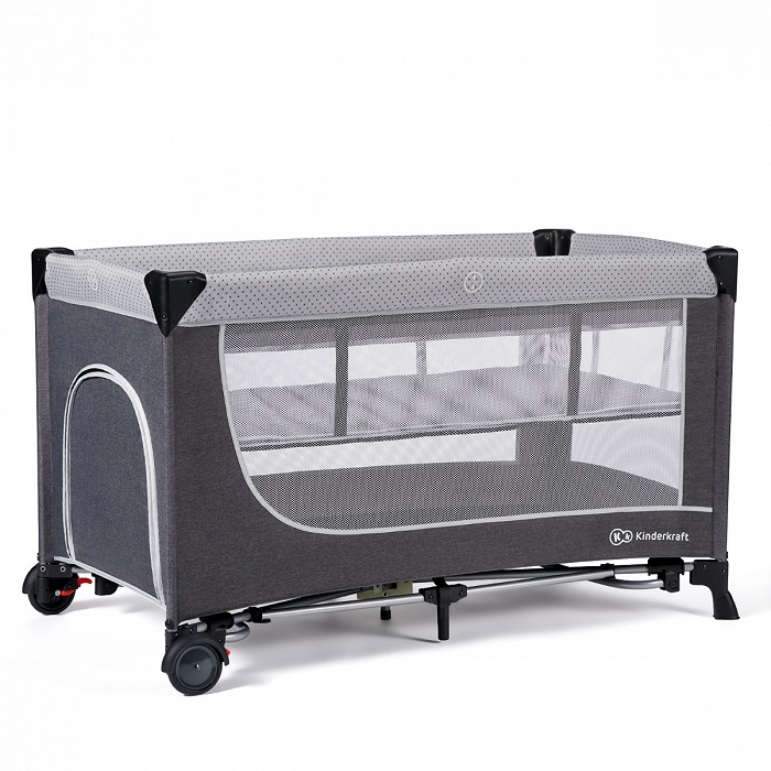 97707-CUNA VIAJE LEODY GRIS KINDERKRAFT(0-0)-0